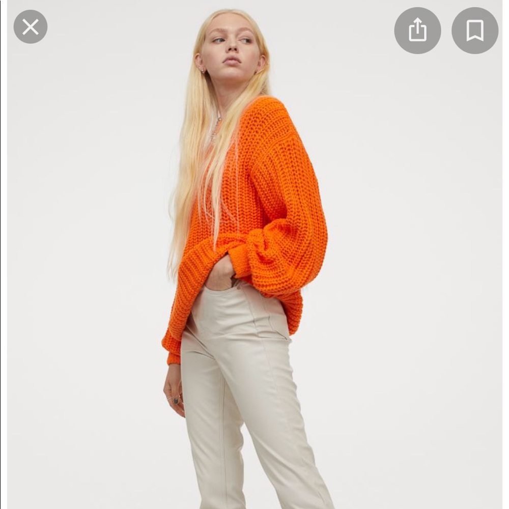 h&m chunky knit sweater